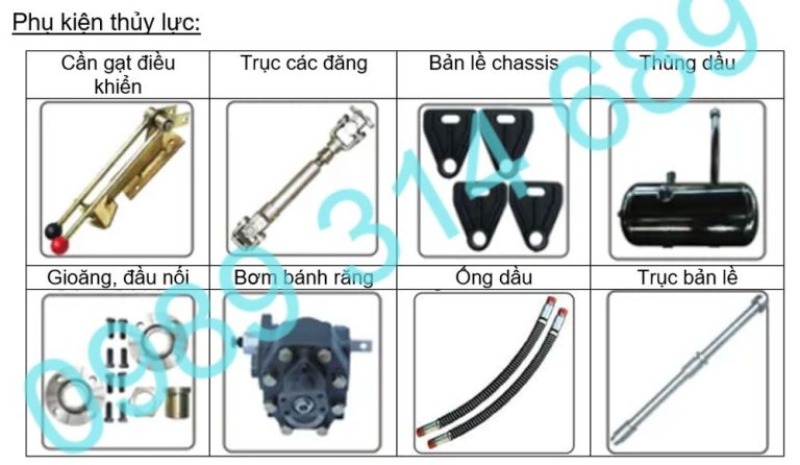 1 số phụ kiện thủy lực khác