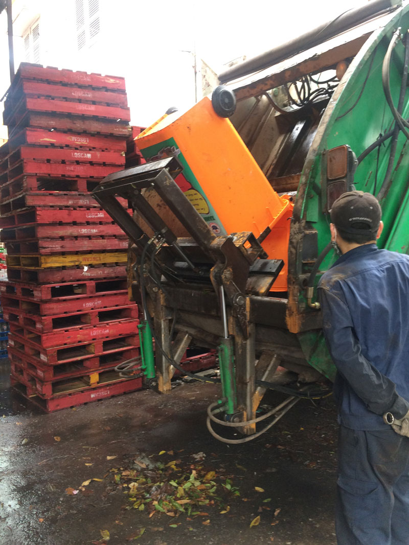 Sửa chữa càng gắp xe rác
