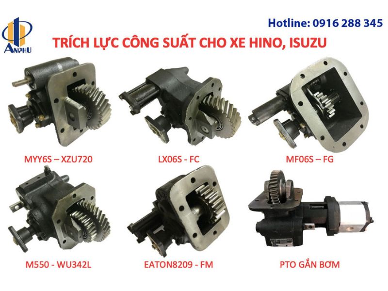 Trích công suất cho xe tải ISUZU