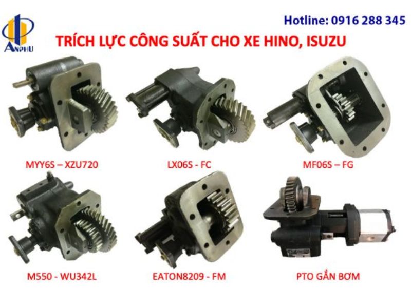 trich cong suat cho xe tai isuzu